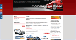 Desktop Screenshot of motomagazinspeed.cz