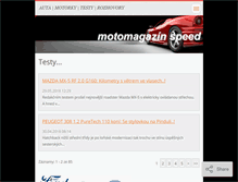 Tablet Screenshot of motomagazinspeed.cz